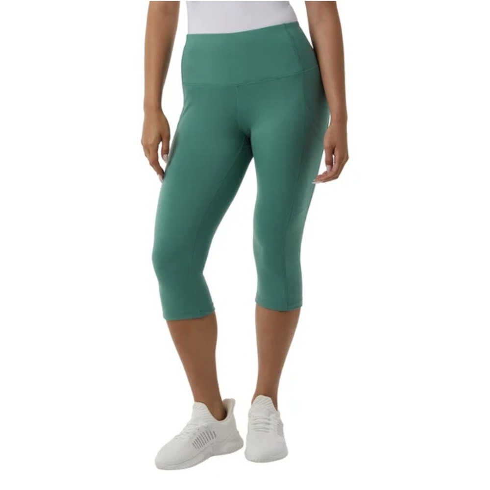 32 Degrees Women's Cropped Tight Deep Sea Green X-Small New‎ with Tags!